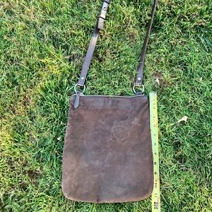 Vintage Coach Suede Crossbody